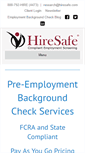 Mobile Screenshot of hiresafe.com